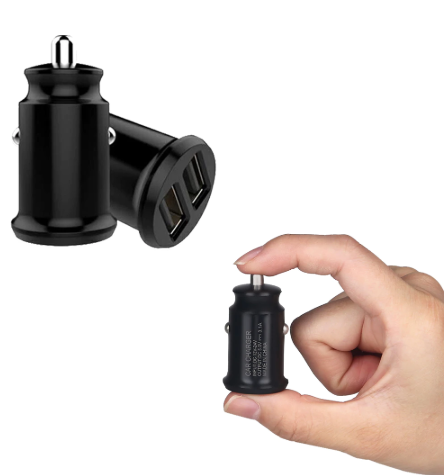 Mini Dual USB Car Charger 3.1A for Vehicles