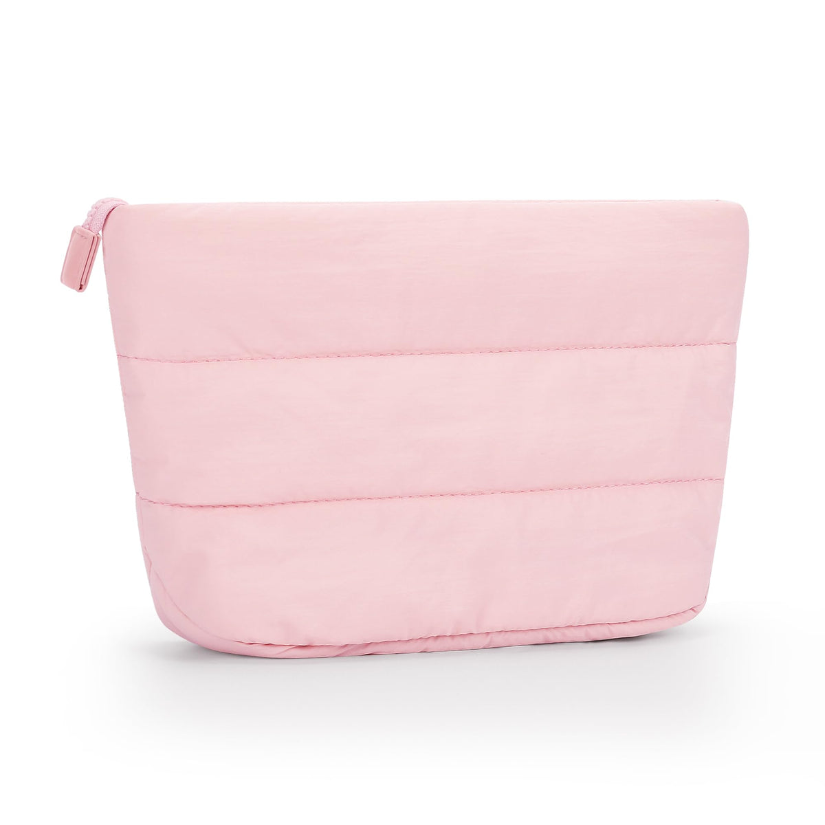 Twofold Travel Makeup Bag Waterproof Toiletry Cosmetic Bag for Women Cute Makeup Organizer Versatile Zipper Pouch Pink