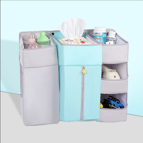 Universal Baby Crib Hanging Storage Bag for Essentials