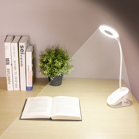 Clip-On Rechargeable Desk Lamp