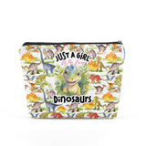 Dinosaur Gifts Funny Makeup Bag Dinosaur Cosmetic Bag Dinosaur Lover Gifts for Women Female Girls Best Friend Niece Animal Lovers Dinosaur Themed Gifts Travel Organizer Graduation Birthday Gifts