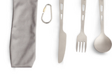 Cutlery Set with Knife, Fork, and Spoon for Camping