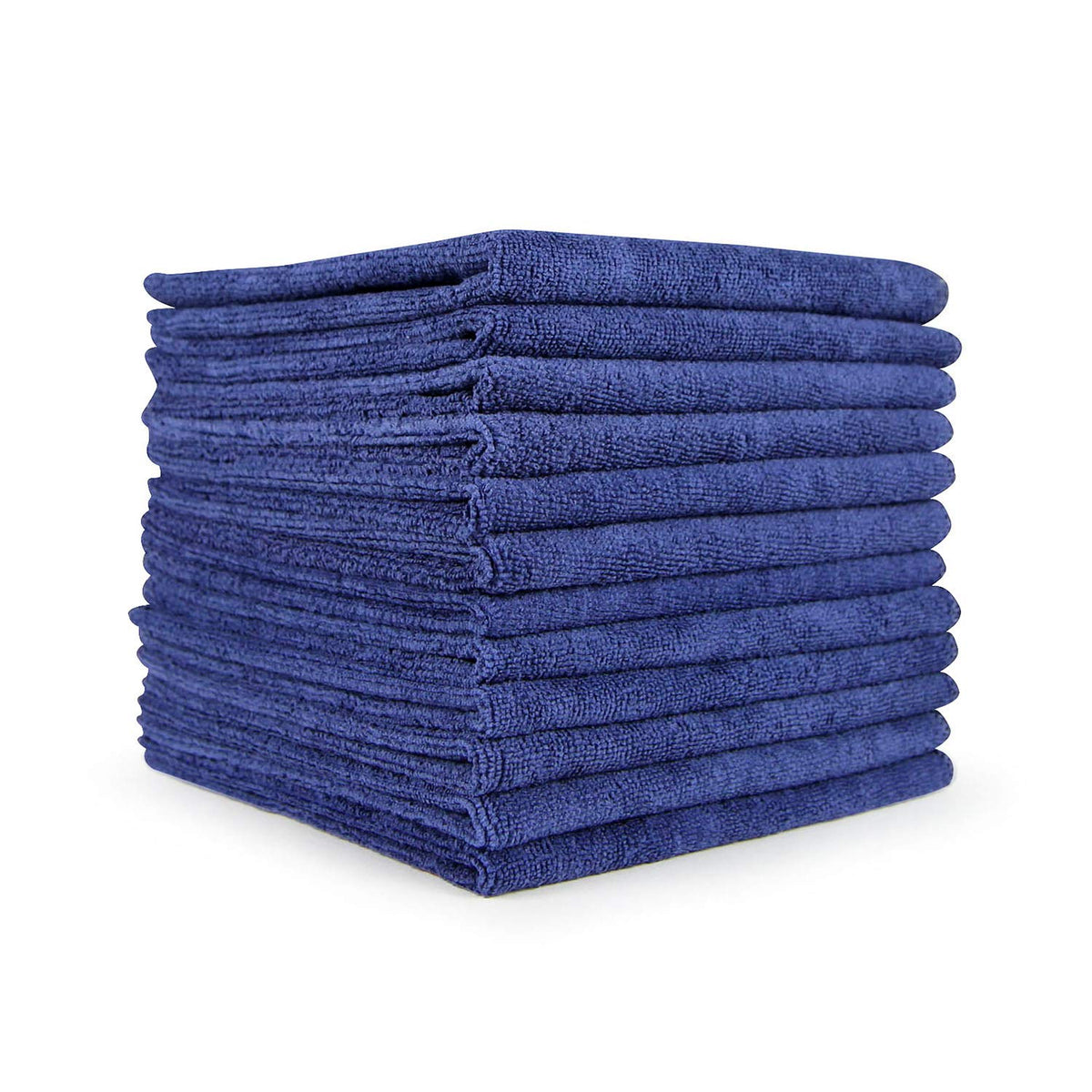 Arkwright Microfiber Cleaning Cloths - (Pack of 12) Large Lint & Streak-Free Drying Wash Towels 300 GSM Super Absorbent & Quick Dry Perfect Cleaner for Car Glass and Window 16 x 16 in Navy