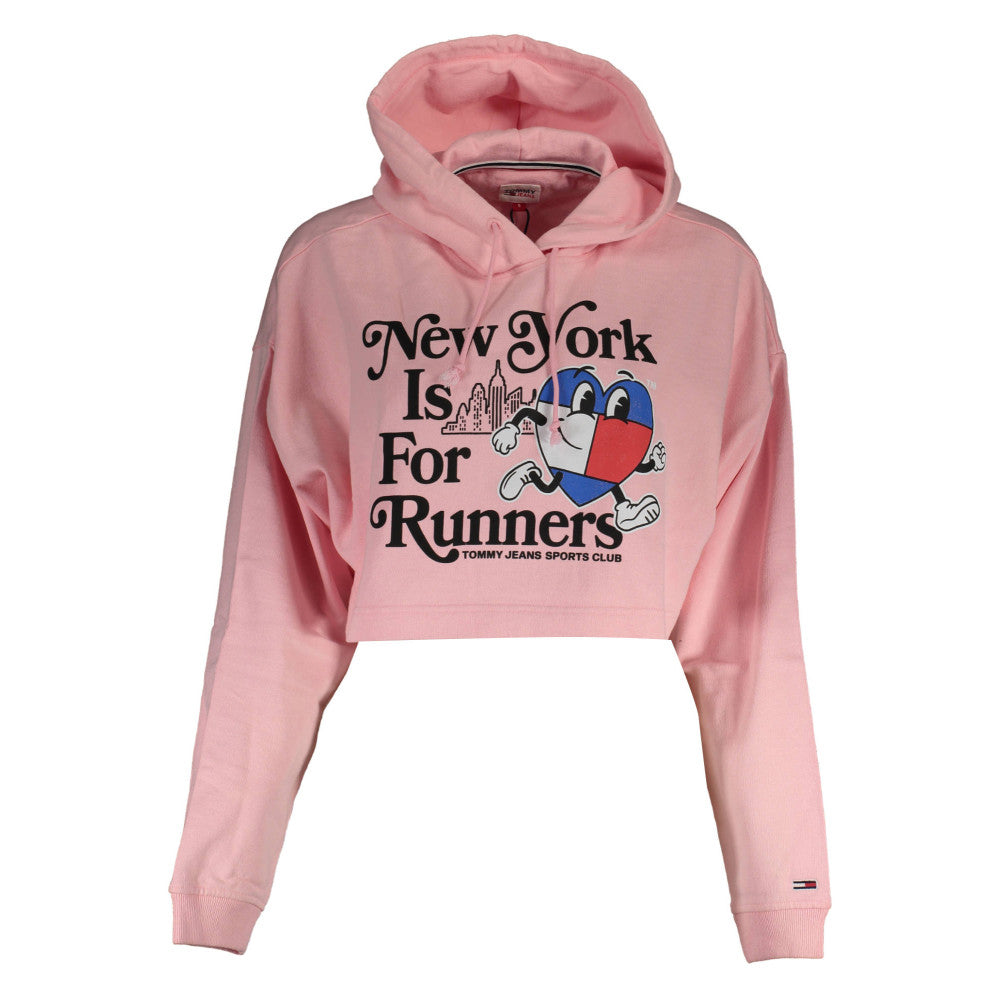 Tommy Hilfiger Hoodie Pink & Grey - Women's