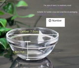 High Transparency Glass Bowls Set for Beauty Salon Tools
