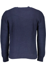 North Sails Blue Cotton Men Sweater