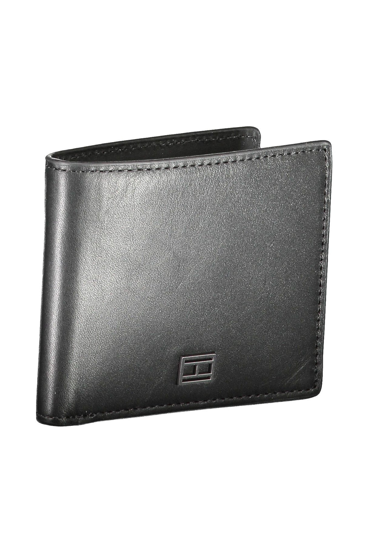 Tommy Hilfiger Black Leather Men Wallet