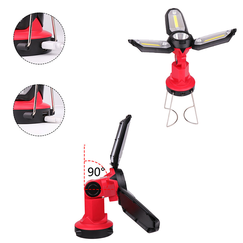 LED Camping Lantern, Outdoor Tent Light, Emergency Fan