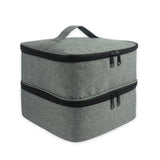 Portable Nail Polish Organizer with Dual Compartments