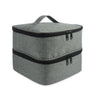 Portable Nail Polish Organizer with Dual Compartments
