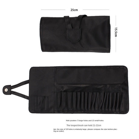 Women's 12/18 Hole Makeup Brush Organizer Travel Case