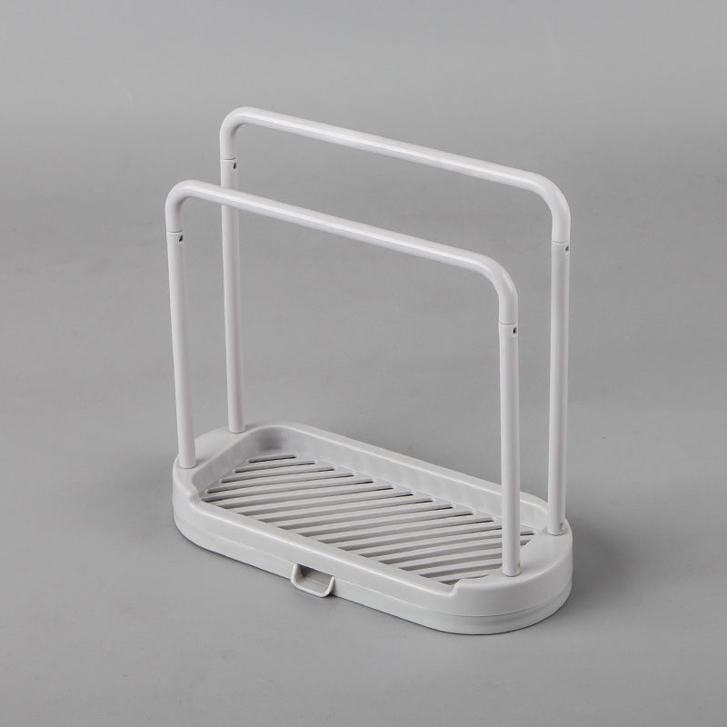 Double Row Kitchen Countertop Storage Rack (1pc)