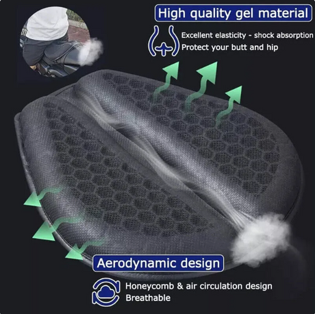 3D Gel Motorcycle Seat Cushion