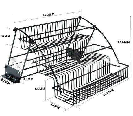 Retractable Kitchen Storage Organizer