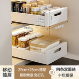 Pull-Out Storage Rack for Kitchen Drawer Organizer