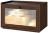 kiplant Large Bread Box for Kitchen Counter Black Bamboo Bread Storage Container with Wavy Arcylic Transparent Door Bamboo Wooden Farmhouse Bread Box for Your House