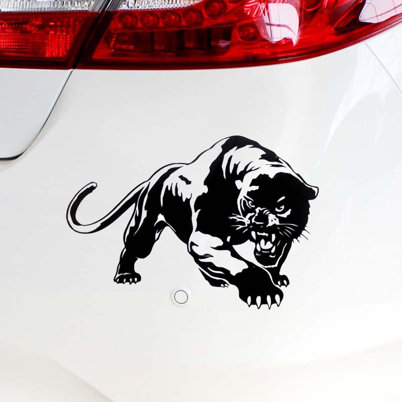Tiger and Leopard Car Stickers - Reflective and Fun