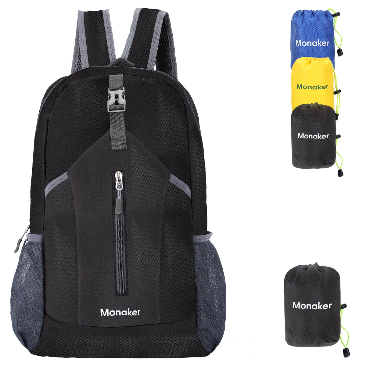 Monaker Hiking Backpack Ultra-Lightweigt and Foldable 20L Daypack for Hiking Cycling and Camping