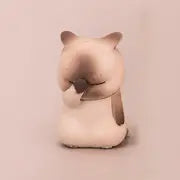Cute Facepalm Cat Figurine for Desk and Home Decor