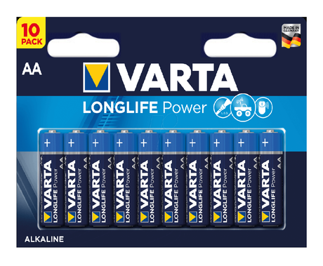 Varta Alkaline AA 10pcs Longlife Power