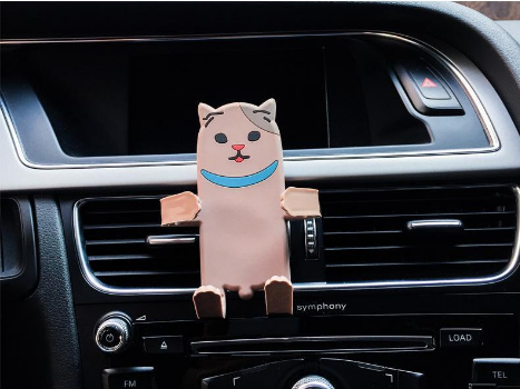 Car Air Vent Phone Holder with Cat Design