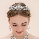 European Bride Headdress, Korean Style Crystal Crown