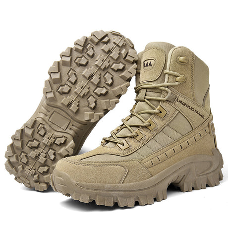 Men's Comfortable Lace-up Hiking Shoes for Outdoor Use