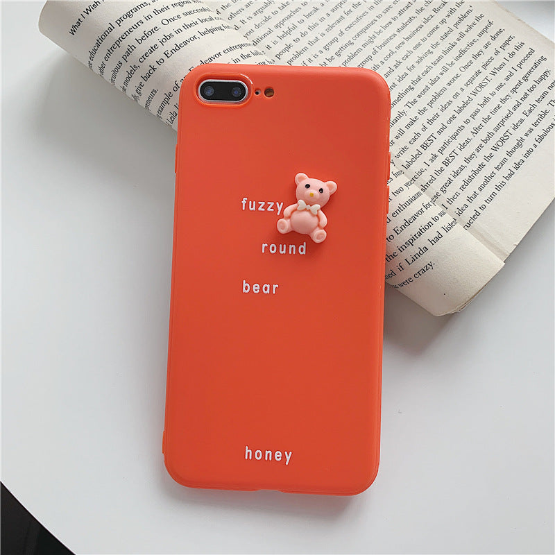 3D Bear Avocado Phone Case for iPhone and Oppo A9