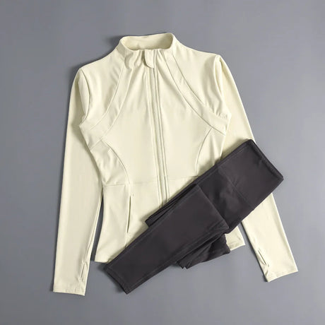 Long Sleeve Slim-Fit Fitness Jacket