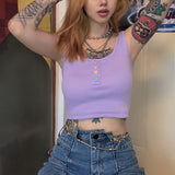 Women's Solid U-Neck Crop Top for Autumn Fashion
