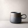 Black Vintage Handmade Ceramic Coffee Mug for Home