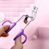 New Eyelash Curler with Wide Angle D-Handle Tweezers