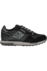 Napapijri Black Polyester Men Sneaker