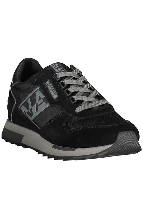 Napapijri Black Polyester Men Sneaker