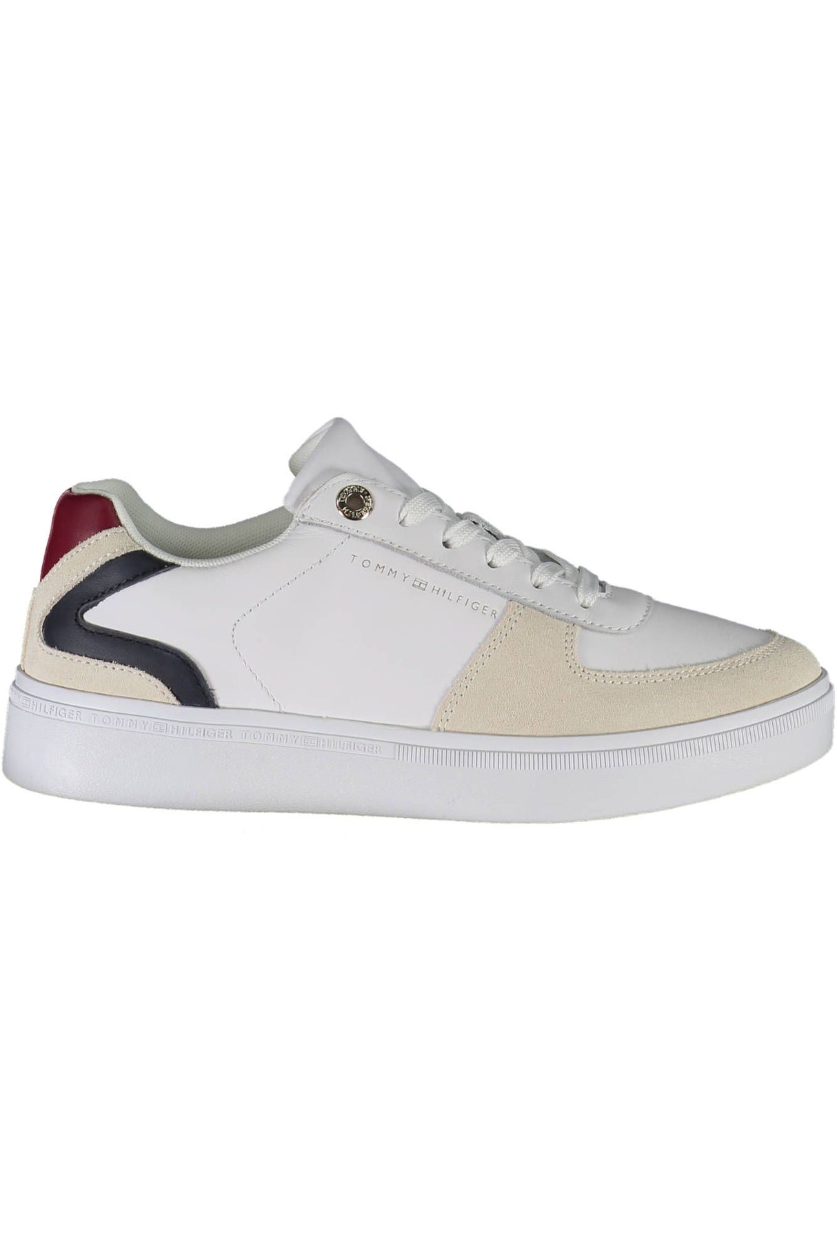 Tommy Hilfiger White Leather Women Sneaker