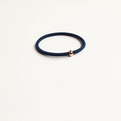 Korean Style Hair Accessories with Gold Bead Hair Ties