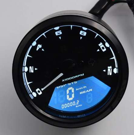 Motorcycle Speedometer & Gear Display