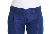 Ermanno Scervino Chic Blue Mid Waist Shorts