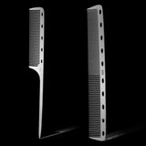 2PCS Metal Combs for Hair Women Metal Hair Comb Rat Tail Comb with Metal Pick Fine Tooth Comb Barber Comb Teasing Pintail Comb Hair Styling Cutting Comb Stainless Steel Hair Combs for Women Men