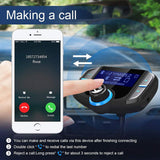 Bluetooth FM Transmitter Car Adapter with Fast Charger