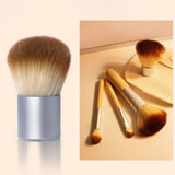 4 Bamboo Handle Makeup Brush Set