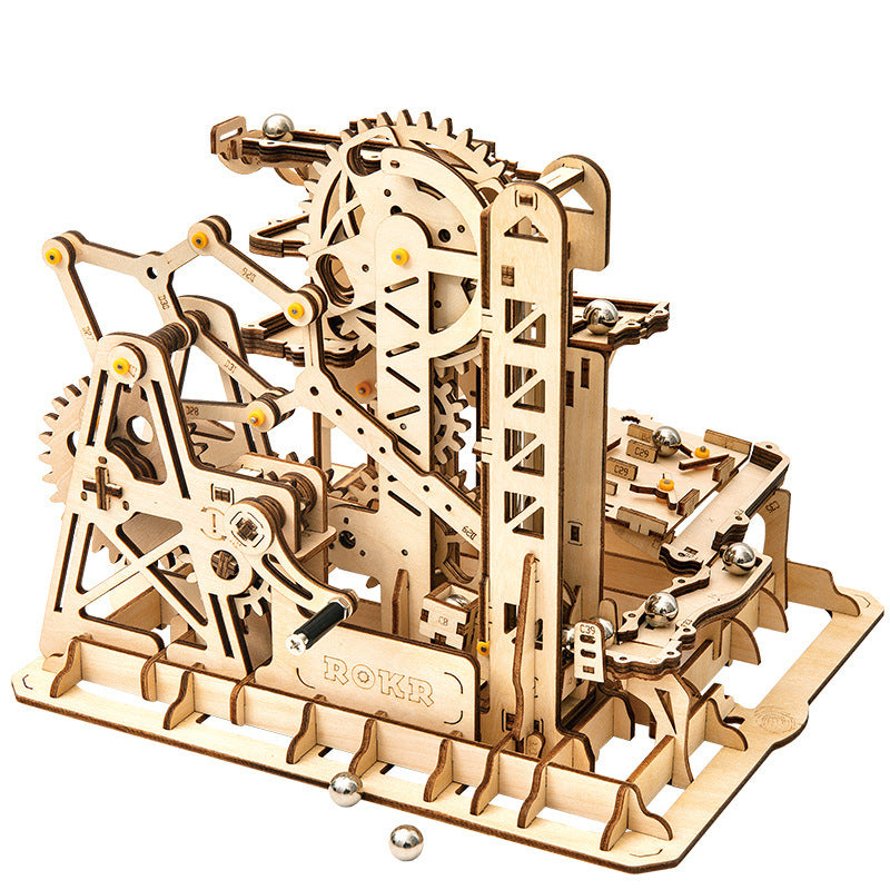 3D Wooden Puzzle Toy - Educational Mechanical Model