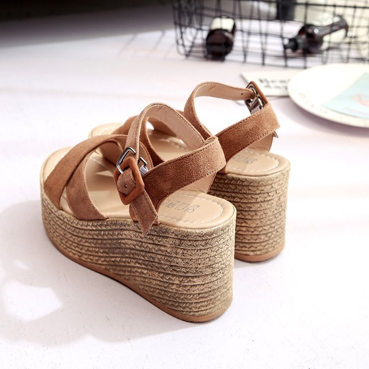 Women's Wedge Sandals Summer Casual Thick Sole 2019
