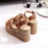 Women's Wedge Sandals Summer Casual Thick Sole 2019