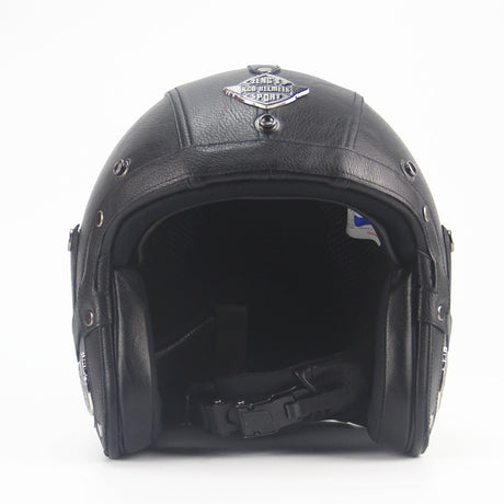 Retro 3/4 Motorcycle Helmet