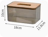 Transparent Tissue Box Holder for Home and Office