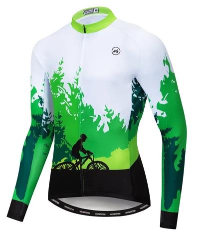 Customizable Men's Long Sleeve Cycling Jersey