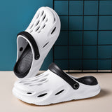 Men's Summer Outdoor Non-slip Rubber Hole Shoes