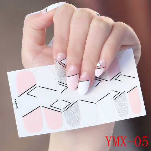 Gummed Nail Stickers for Creative Nail Art