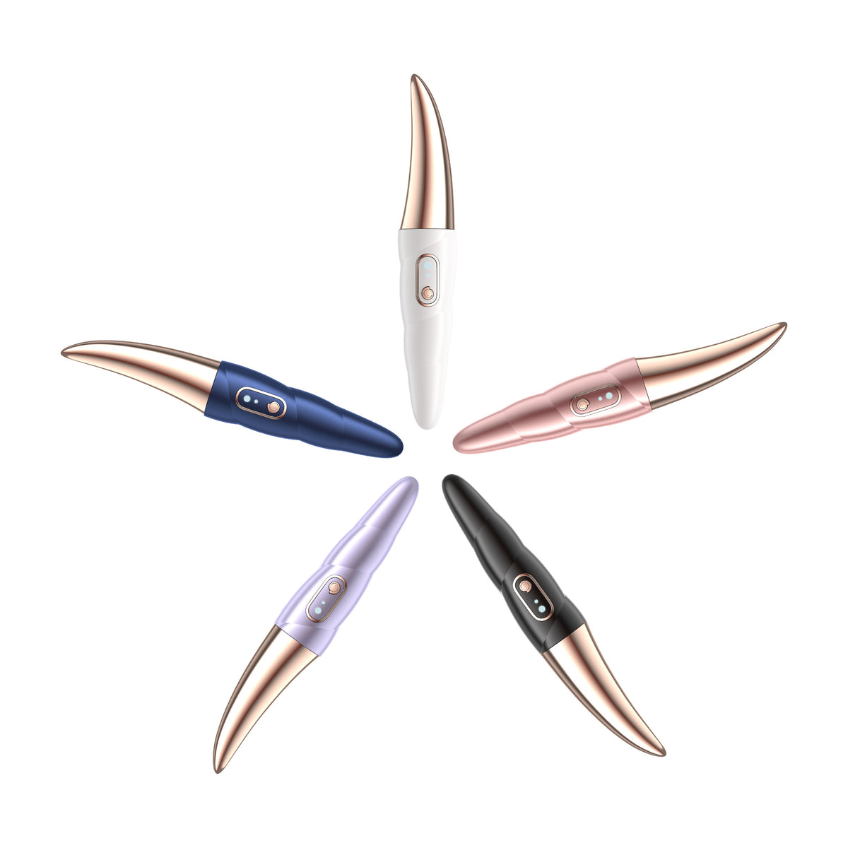 Portable Heated Eyelash Curler with Three Heat Settings